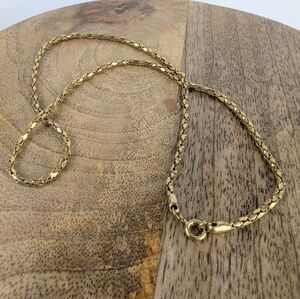 5🩷Elegant Gold Necklace 0.1oz